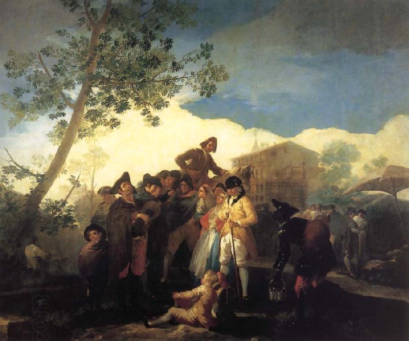 Francisco Goya Blind Guitarist China oil painting art